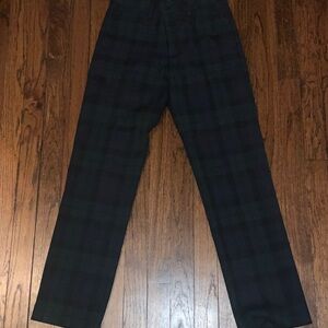 Boys Ralph Lauren black watch Plaid Dress Pants size 14